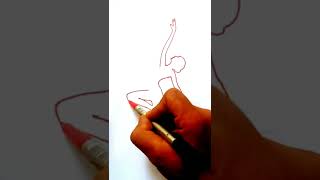 how to draw a silhouette. draw with twin pens. short drawing videos