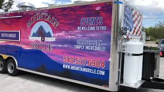 Mountain Grille 8x28 concession trailer | Food Trailers For Sale