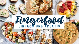 Partyessen: schnelle Ideen für kalte \u0026warme Fingerfood Rezepte zum Vorbereiten | Leckere Partysnacks