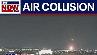 BREAKING VIDEO: Passenger plane and military helicopter collide in DC at Reagan Airport