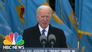 Biden Delivers Emotional Speech In Delaware Ahead Of Inauguration | NBC Nightly News