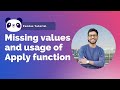 Dealing with missing values and usage of Apply function - 06 | Pandas Tutorial In Python