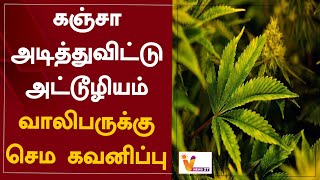 கஞ்சா அடித்துவிட்டு அட்டூழியம் - வாலிபருக்கு செம கவனிப்பு | Tirupattur | Youth Care | cannabist