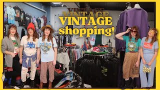 Come Vintage Shopping With Me! ~Amazing Vintage Tee Haul \u0026 Styling~