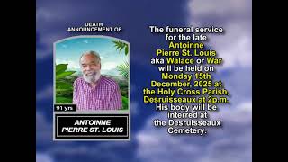 Antoinne Pierre St. Louis ~ Medium Obituary