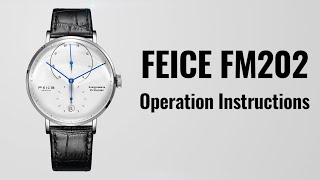 [Tutorial] FEICE FM202 Automatic Watch Operation Instructions