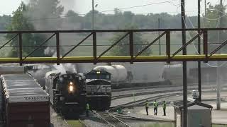 4K RAILREEL NKP 765 Fostoria to Bellevue Ohio  Sept 12 2017