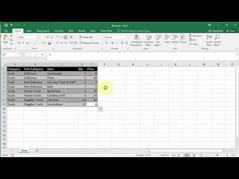 How to Delete or Remove a Table in Microsoft Excel