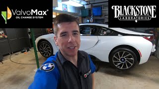 BMW i8 Oil Analysis and ValvoMax quick drain How To