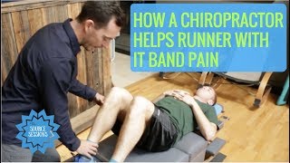 Chiropractic Adjustment for IT Band Pain in Long Distance Runner by The Source Chiropractic