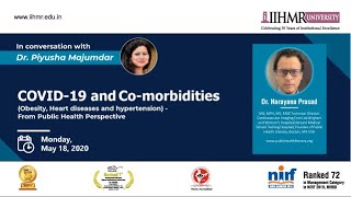 Webinar on COVID-19 & Co-morbidities from Public Health Perspective.