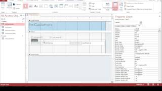 Make an Access Form based on a Table