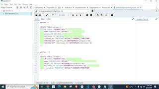 ERROR: syntax error at or near "FOREIGN" LINE 1: FOREIGN KEY postgresql