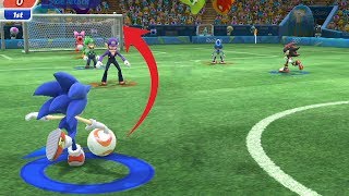 Mario & Sonic at the Rio 2016 Olympic Games Football #6 Luigi, Knuckles, Shadow, Sonic