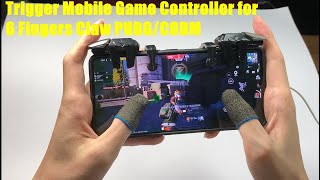 4pcs Triggers For 6 fingers PUGB Mobile/COD Mobile