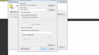 Making Data Connectionbetween Expression Web 4 and SQL Server