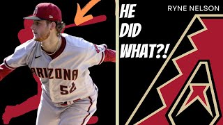 Ryne Nelson Make Major League Debut for D-Backs #shorts