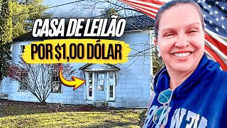 Casa em Leilão por $1 dolar em Nova York! Descubra Por Quanto Foi Arrematada 🏡💸