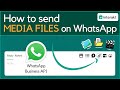 How to send media files on WhatsApp Business API | WhatsApp Trick | Interakt