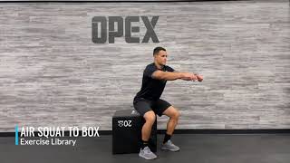 Air Squat to Box