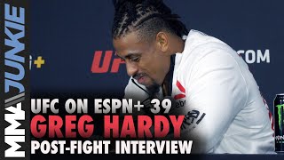 Greg Hardy opens up about past controversies: 'I'm innocent' | UFC on ESPN+ 39 post-fight interview