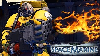 NEW WEAPON: Heavy Flamer vs 600 Orks! - Warhammer 40.000: Space Marine | Augmented Mod 2021