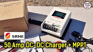 Testing out an SRNE 50 amp DC-DC Charger MPPT Solar Controller Combo - Model MD1250N05