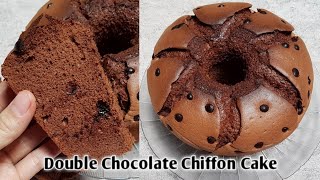 Double Chocolate Chiffon cake / Jessica Huang