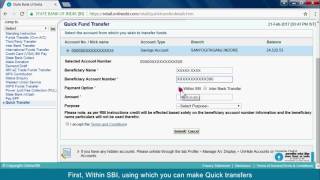 SBI RINB: Quick Transfer (Video Created in March 2017)