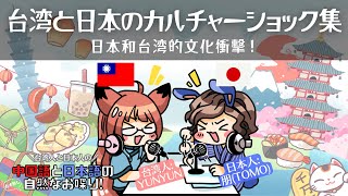 #19 台湾と日本のカルチャーショック集第1弾！ / 日本和台湾的文化衝擊第1集！【聞き流し,リスニング】【中国語と日本語の日常会話】