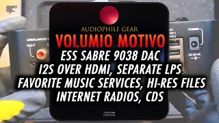 HIFI Rose RS130 Alternative? Volumio Motivo ES9038 Audiophile Streamer Unboxing (Menu Walkthrough)