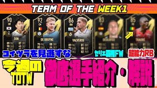 【FIFA23 最初の特殊】コイツを見逃すな! TOTW1 徹底選手紹介・解説【UTモード】