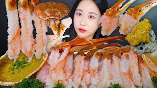 대게 맛있는 대게회~🤍회로 먹는 박달대게🦀대게회 먹방 | Raw Snow Crab | ASMR MUKBANG | Eating Show