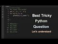 Python Interview Questions and Answers | Python Tricky Questions | Python Tutorial in Hindi