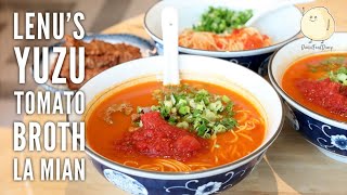 LeNu’s Refreshing Yuzu Tomato Broth La Mian