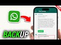 How to backup WhatsApp messages to Google drive - Full Guide
