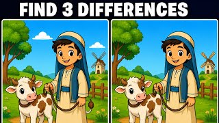 🔍 Find 3 Hidden Differences in 60 Seconds! 👀 Only Sharp Eyes Can Solve It | LIVE