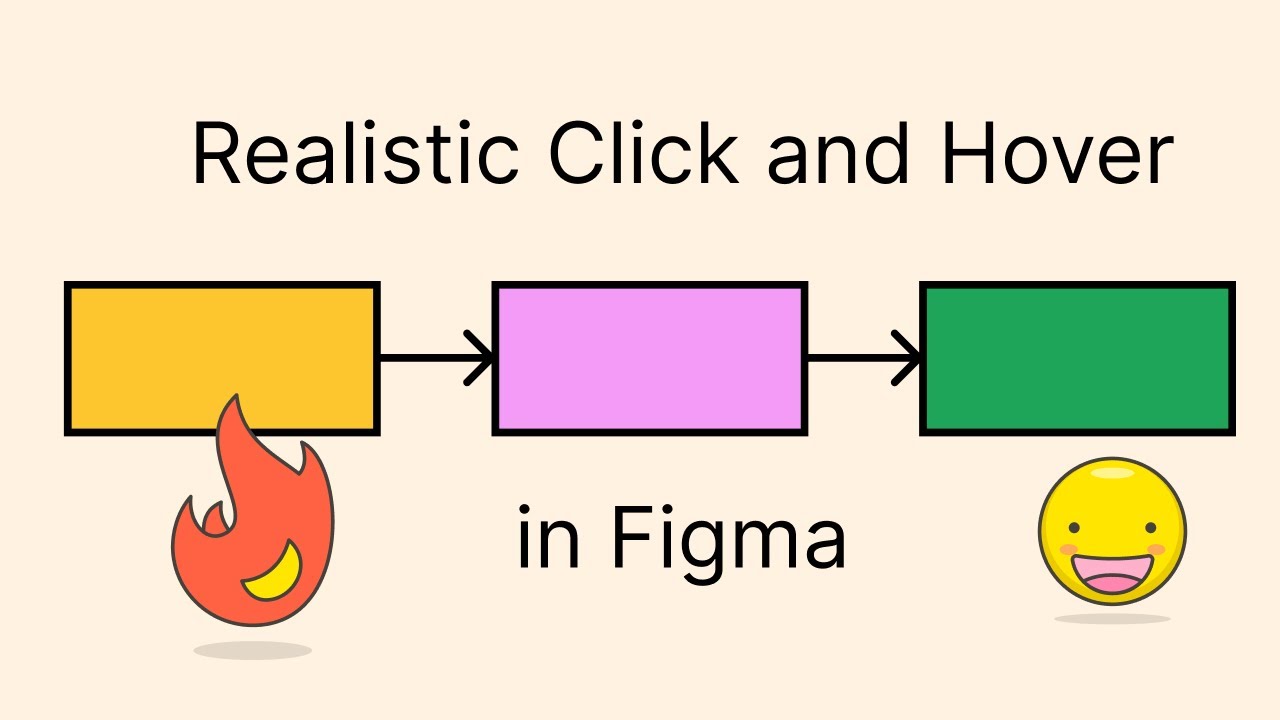 Figma: Tutorial Click And Hover. Create A Realistic Interaction - YouTube