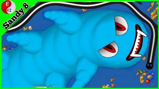 WORMSZONE. IO | GIANT SLITHER SNACK TOP 011| Worm Zone Best Gameplay | Saamp Wala Game | New Wormate