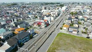 春日部　ドローン　MAVIC MINI東武野田線南桜井駅