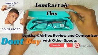 Unboxing and review Lenskart Airflex spects / lenskart air durability test @chasmawala786