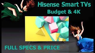 Hisense TV 4K UHD & HD Ready Launched | Full Specs & Price | #HisenseTV