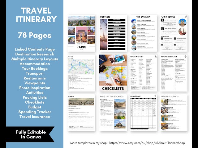 How To Create A Tour Itinerary Infoupdate Org