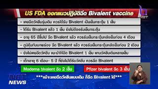 US FDA ออกแนวปฏิบัติฉีด Bivalent vaccine ข่าวเที่ยง วันที่ 19 เมษายน 2566 NBT2HD