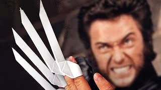 How To Make a Paper Wolverine Claws (WITHOUT GLUE)