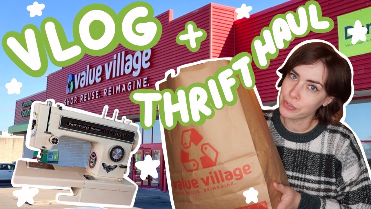 Vlog Thrift Haul Youtube