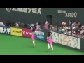 170402 ファイターズ讃歌を踊るファイターズガールの田島萌笑さん