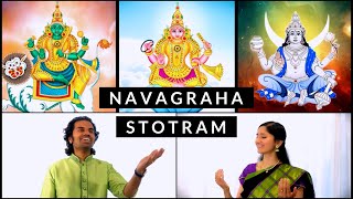 Navagraha Stotram (Lyrics & Meaning) | Japakusuma Sankasham - Aks & Lakshmi