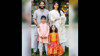 Allu Arjun with his family #alluarjun #snehareddy #alluarha #ayan#ytshorts #trending #shorts