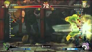 Playerjun52 [Ken] vs ACE・EIRIN [Guile] SSF4 Japanese Online Ranked Matches - TRUE-HD